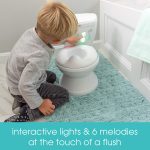 Summer My Size Potty Lights and Songs Transitions, White – Realistic Potty Training Toilet with Interactive Handle that Plays Music for Kids, Removable Potty Topper/Pot, Wipe Compartment, Splash Guard - Image 3